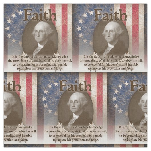 George Washington - Faith Stof (Swatch)