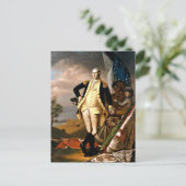 George Washington, foto van het eerste president Briefkaart (Staand voorkant)