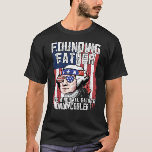George Washington Founding Father Betsy Ross Flag T-shirt