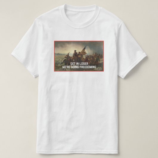 George Washington Freedom of Patriotic T-Shirt (Design voorkant)