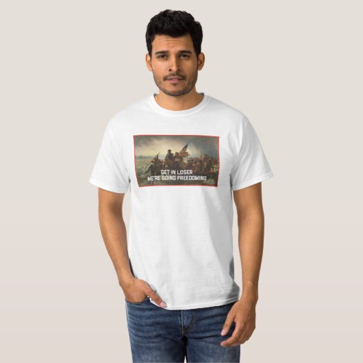 George Washington Freedom of Patriotic T-Shirt (Voorkant volledig)