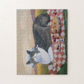 George Washington Funny Cat Legpuzzel (Verticaal)