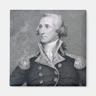 George Washington, gegraveerd door Asher Brown Dur Magneet