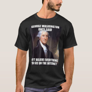 George Washington Geschiedenis Meme T-shirt