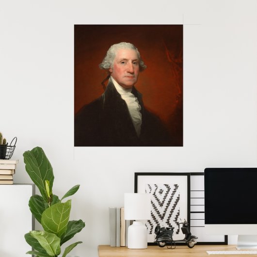 George Washington - Gilbert Stuart Fine Art Poster (Thuiskantoor)