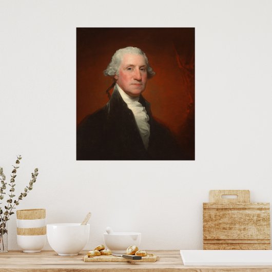 George Washington - Gilbert Stuart Fine Art Poster (Keuken)