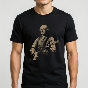 George Washington Gitaarspelend T-shirt