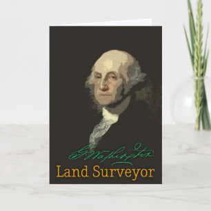 George Washington Greeting Card Kaart