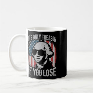 George Washington Het is alleen verraad als je ver Koffiemok