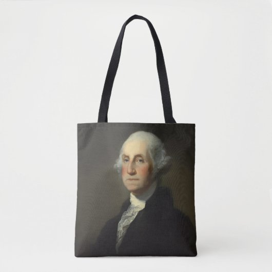 George Washington Historic Portrait Tote Bag (Voorkant)