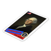 George Washington-honkaarten Magneet (Linkerzijde)