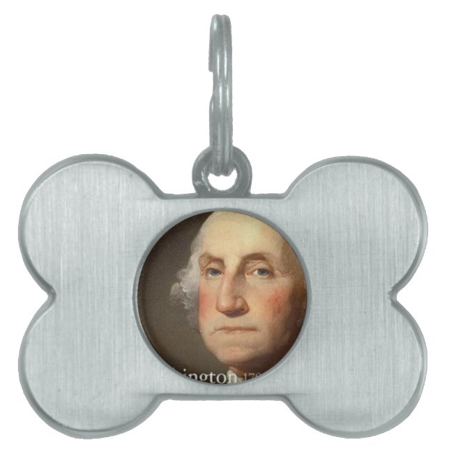 George Washington Huisdieren Naamplaatje (voorkant)
