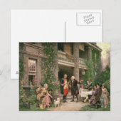 George Washington in Bartram's tuin Briefkaart (Voorkant / Achterkant)