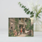 George Washington in Bartram's tuin Briefkaart (Staand voorkant)