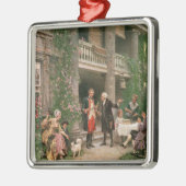 George Washington in Bartram's tuin Metalen Ornament (Links)