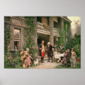 George Washington in Bartram's tuin Poster (Voorkant)