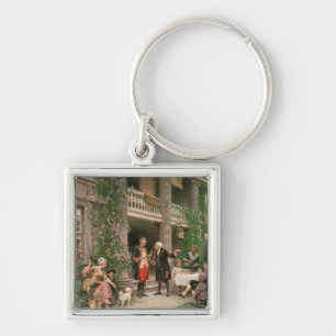 George Washington in Bartram's tuin Sleutelhanger