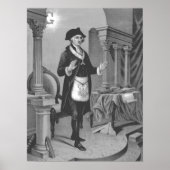George Washington in Masonic Regelia 2 Poster (Voorkant)