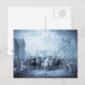 George Washington in New York briefkaarten (Voorkant / Achterkant)