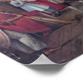 "George Washington in New York" poster/gedrukte te Poster (Hoek)