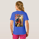 George Washington in oorlogskleding T-shirt (Achterkant volledig)