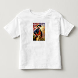 George Washington in oorlogsuitrusting Kinder Shirts