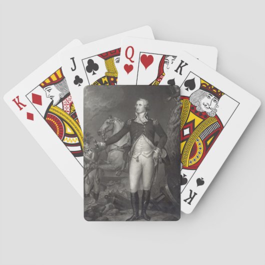 George Washington in Trenton Pokerkaarten (Achterkant)