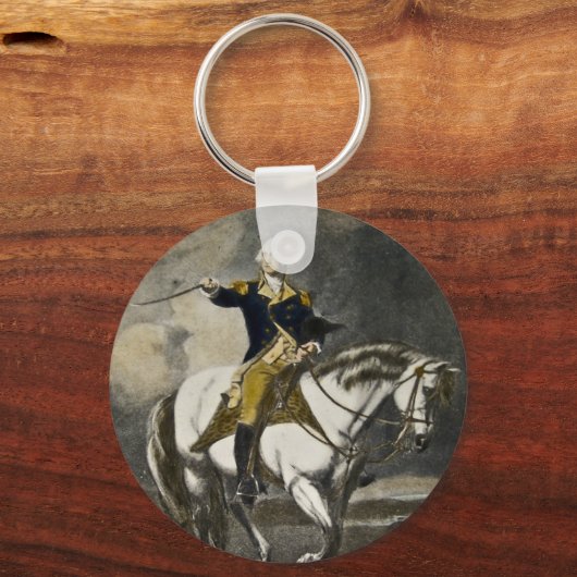 George Washington in Trenton Sleutelhanger (Voorkant)