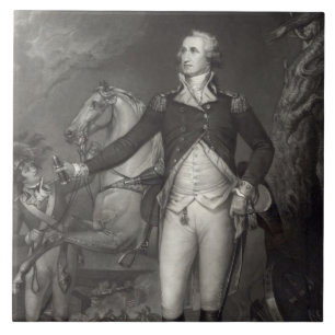 George Washington in Trenton Tegeltje