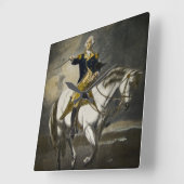 George Washington in Trenton Vierkante Klok (Hoek)