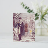 George Washington in Valley Forge Briefkaart (Staand voorkant)