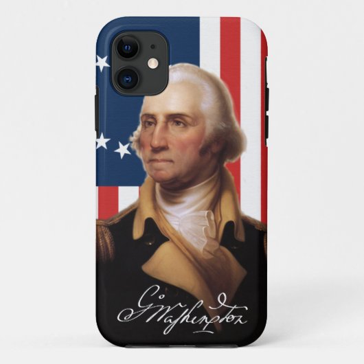 George Washington iPhone 5 Hoesje (Achterkant)