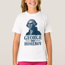 George Washington is mijn homeboy T-shirt
