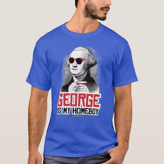 George Washington is mijn Homeboy T-shirt (Voorkant)