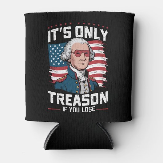 George Washington is niet alleen verraad als je ve Blikjeskoeler (Voorkant)