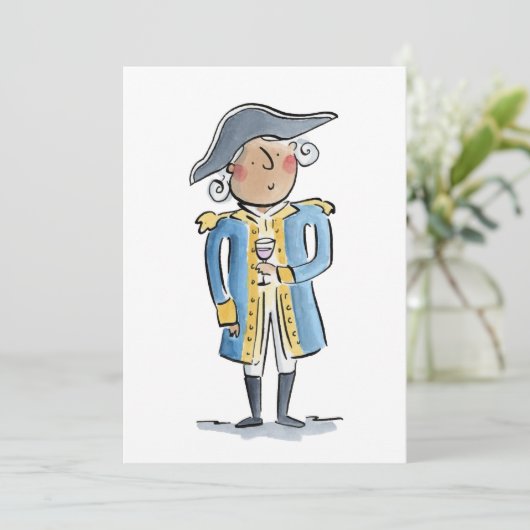 George Washington Kaart (Staand voorkant)