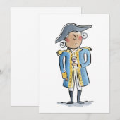 George Washington Kaart (Voorkant / Achterkant)