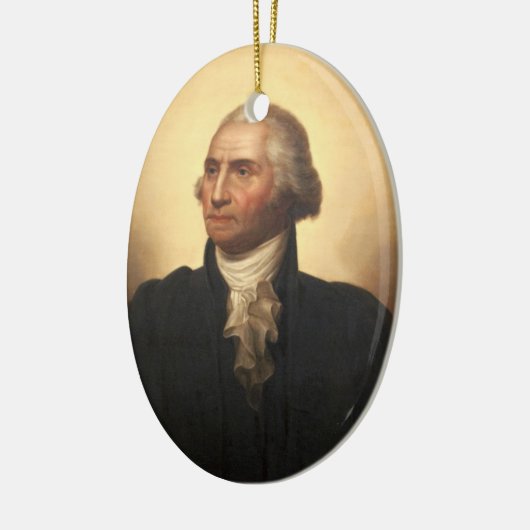 George Washington Keramisch Ornament (Links)