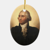 George Washington Keramisch Ornament (Voorkant)
