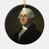 George Washington Keramisch Ornament (Voorkant)