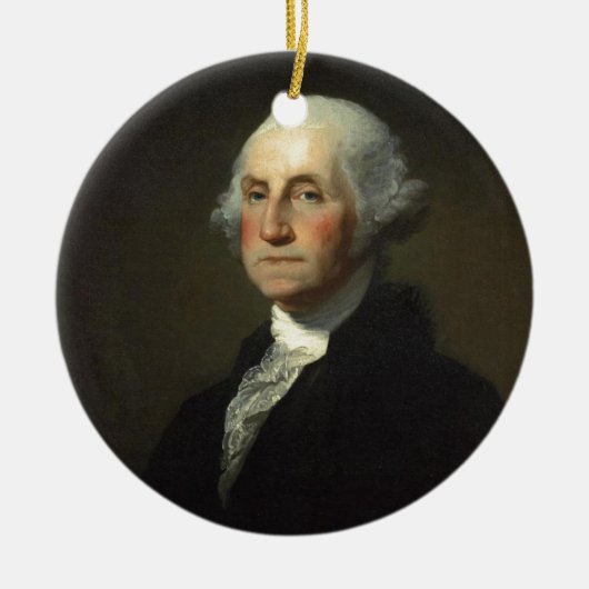 George Washington Keramisch Ornament (Voorkant)