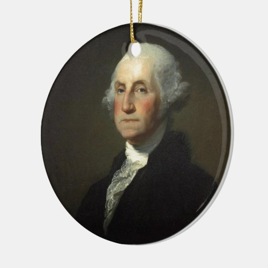 George Washington Keramisch Ornament (Links)