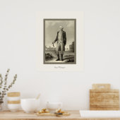 George Washington ~ Kunst van 1850 Poster (Keuken)