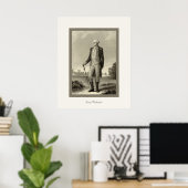 George Washington ~ Kunst van 1850 Poster (Thuiskantoor)