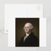 George Washington - kunstportret Briefkaart (Voorkant / Achterkant)