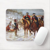 George Washington Lafayette Valley Forge Leger Muismat (Met muis)