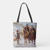 George Washington Lafayette Valley Forge Leger Tote Bag (Achterkant)