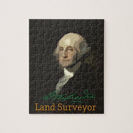 George Washington Land Surveyor Legpuzzel (Verticaal)