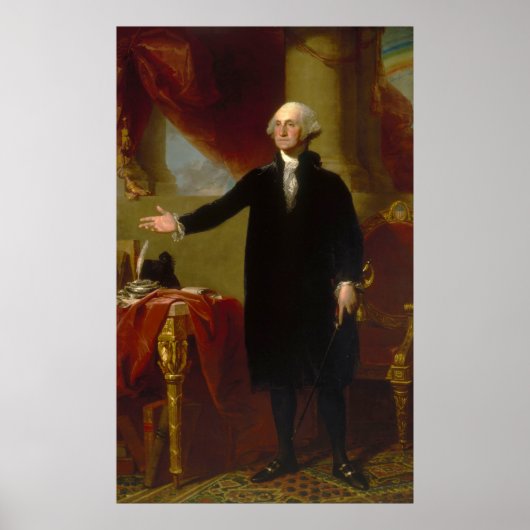 George Washington Lansdowne Portret van Stuart Poster (Voorkant)