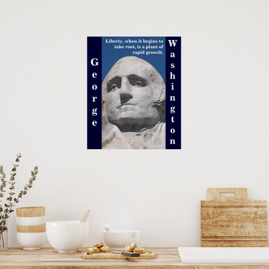 George Washington Liberty Poster (Keuken)